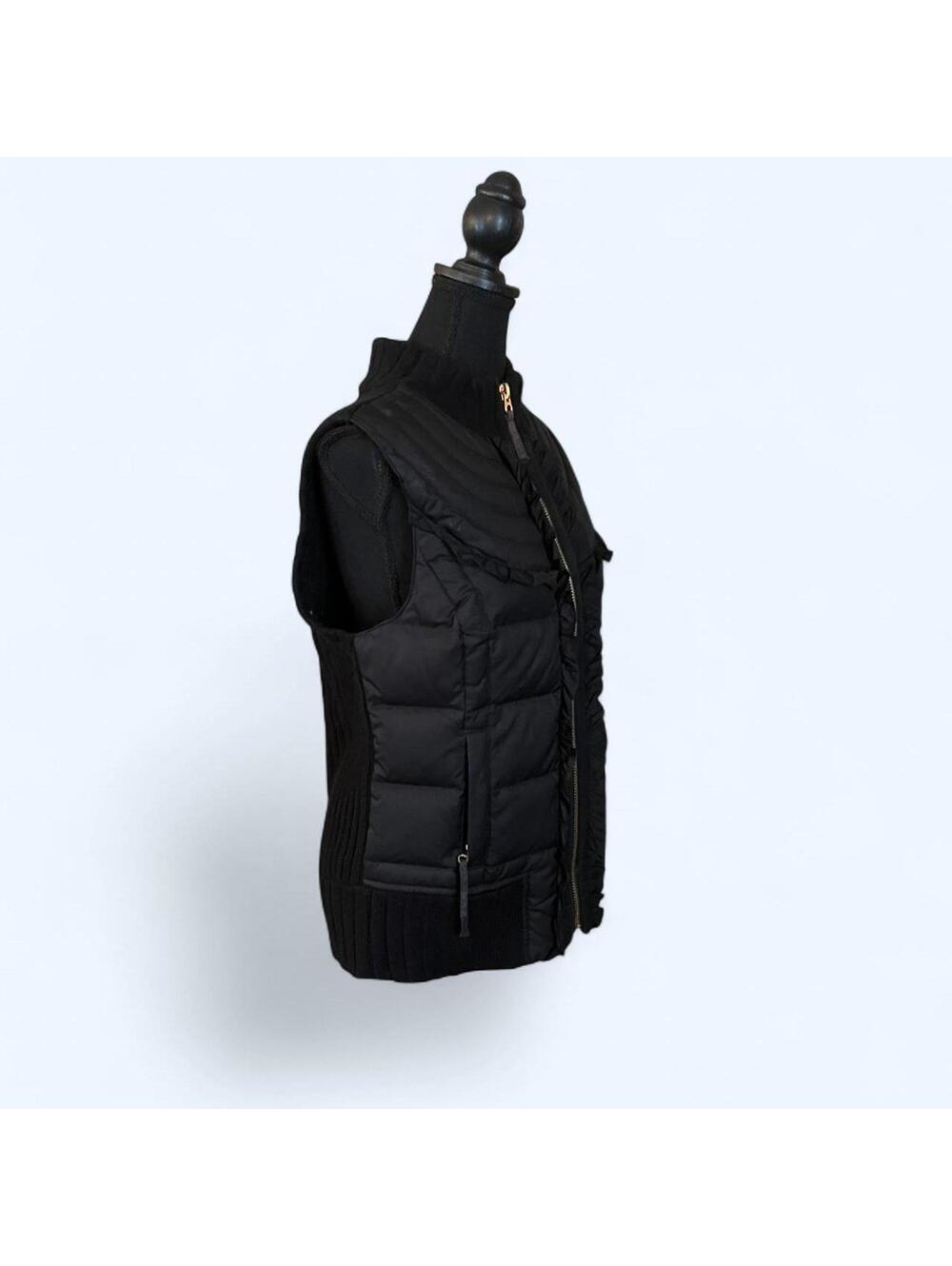Vintage Y2K Juicy Couture McBling Fairycore Down Puffer Vest Size Large 🖤🎀 - Picture 4 of 9